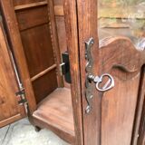 Old semi-glazed wardrobe