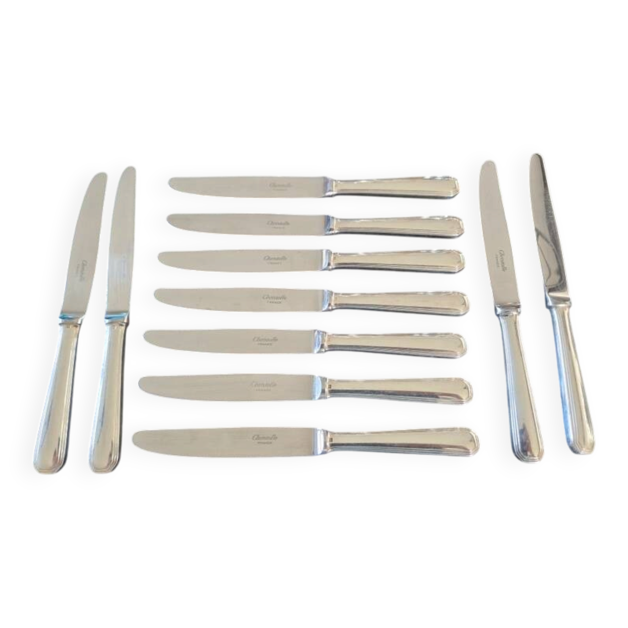Christofle - Set of 11 dessert/appetiser knives model America