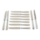 Christofle - Set of 11 dessert/appetiser knives model America