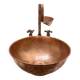 Antique Copper Vessel Sink Bathroom, Moroccan Handmade Sink