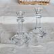 Vintage cut glass candle holders