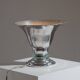 Lampe Art déco en aluminium et verre, 1960
