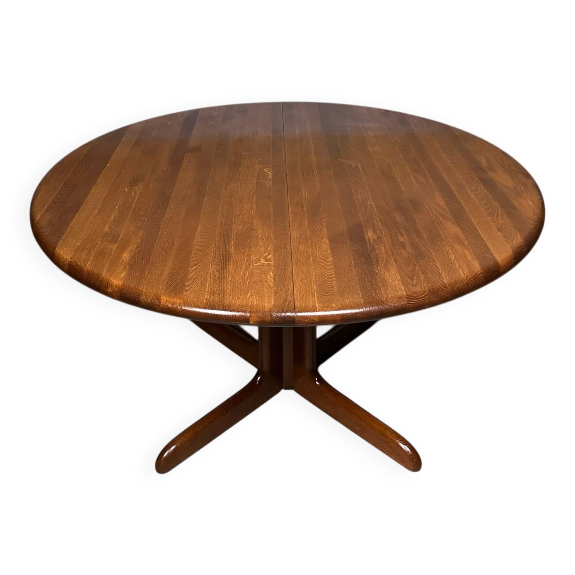 Danish design round dining table mid century