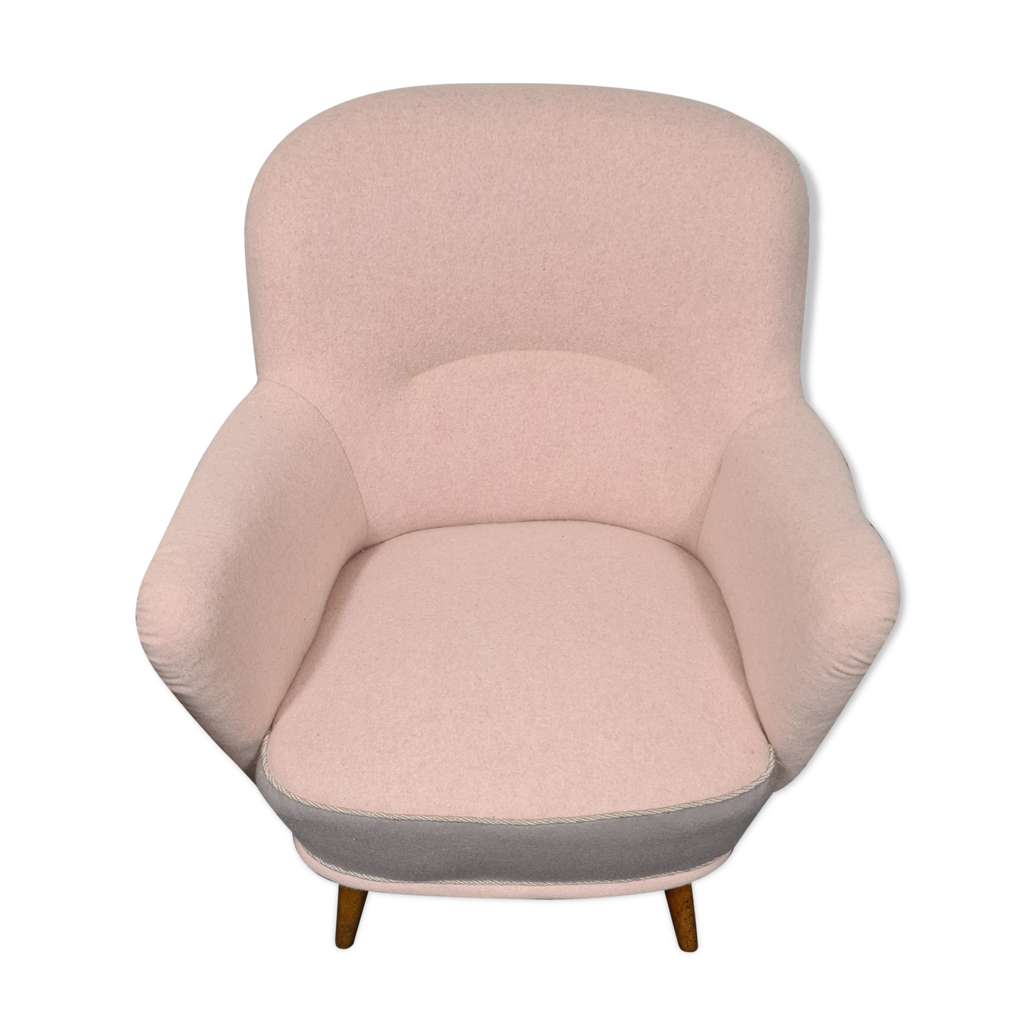 One vintage 50s lounge chair by bergmann gestelle