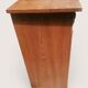 Pair of moulded light wood bedside tables.