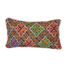 Hand-woven geometric lumbar cushion cover ak237