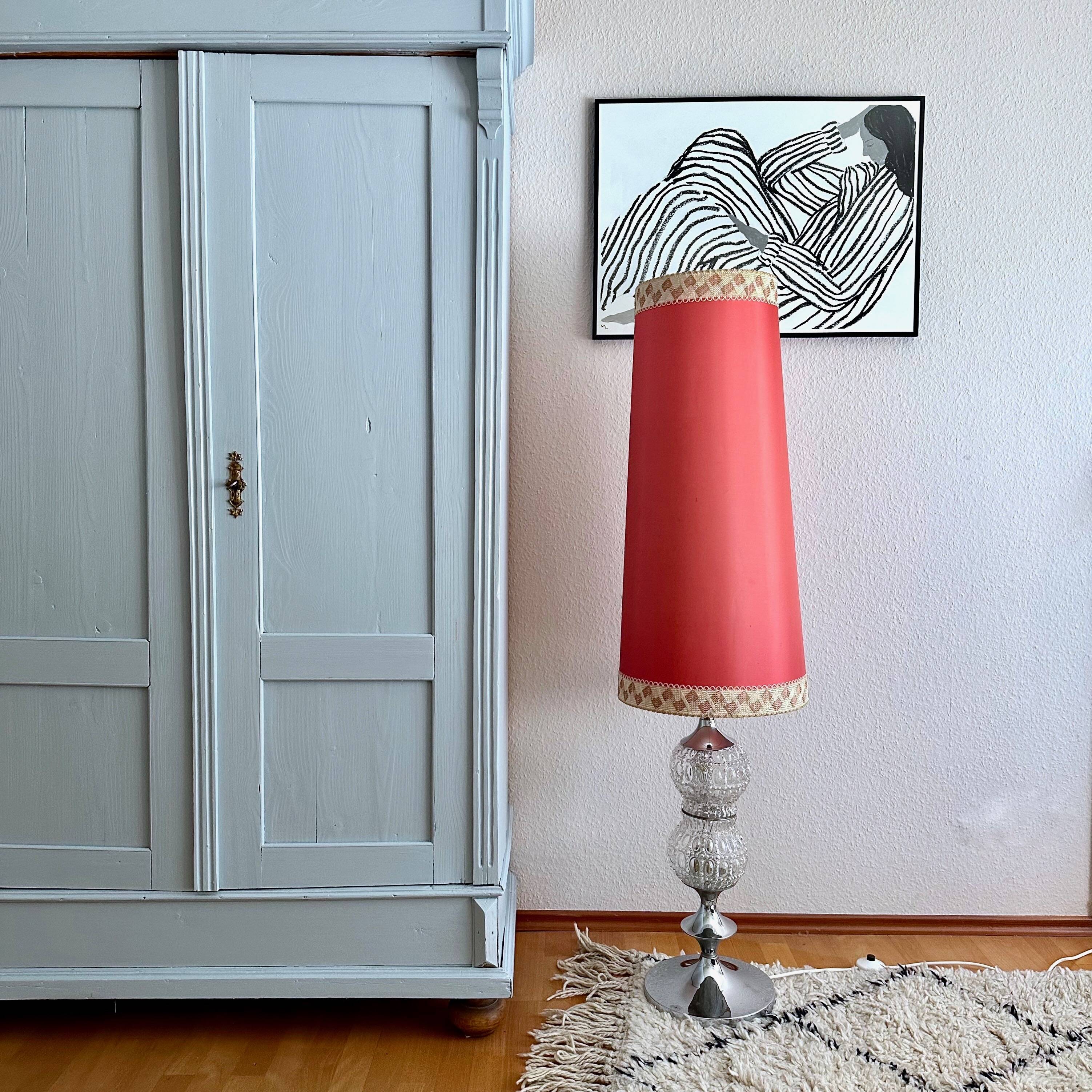 Mid century floor lamp, 60's interior