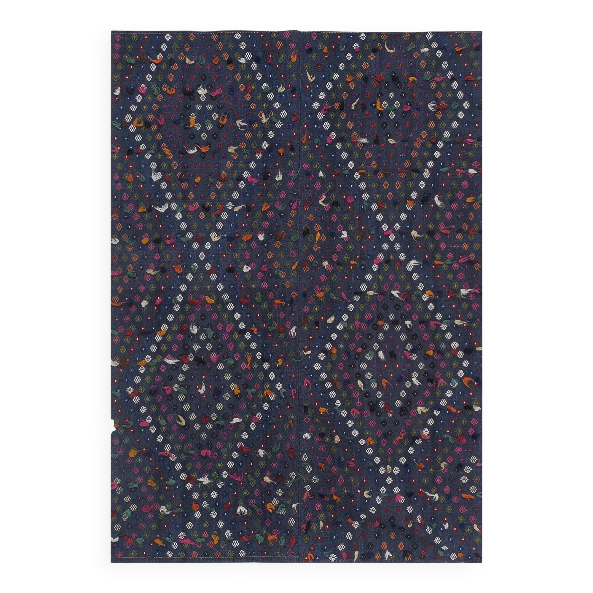 Vintage hand-embroidered textile 203x300 cm