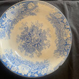 Salad bowl Sarreguemines blue
