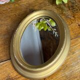 Small Italian oval-shaped mirror