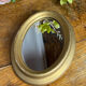 Small Italian oval-shaped mirror
