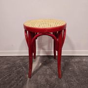 Tabouret craie rouge années 50