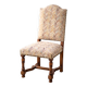 Chaise ancienne, restaurée et retapissée