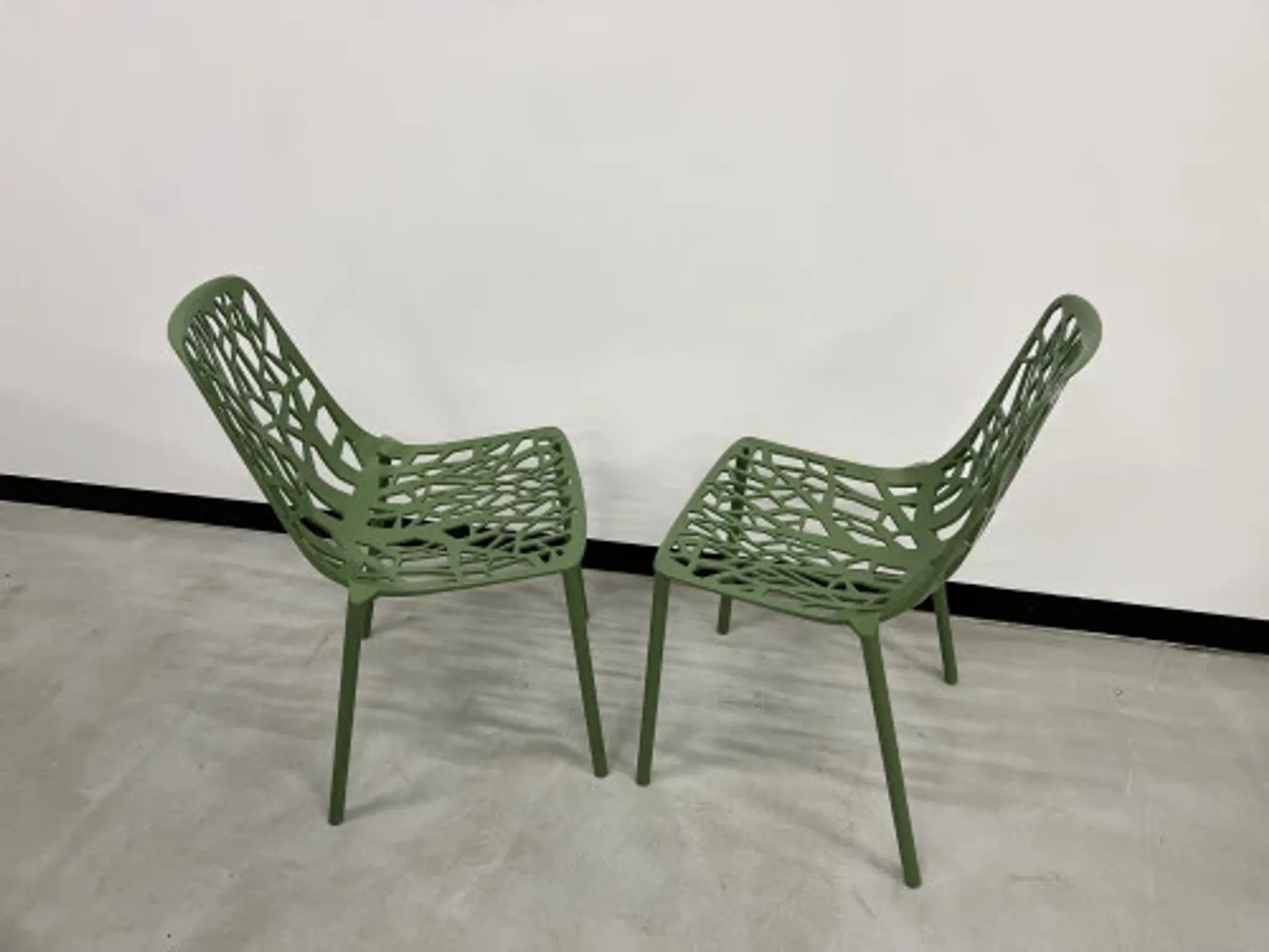 Duo de chaises Fast Forest, vert forêt