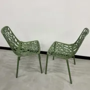 Duo de chaises Fast Forest, vert forêt