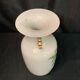 Grey peony porcelain vase signed early 20th century, China