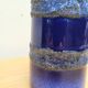 Vase à anse vintage 70s bleu nuit