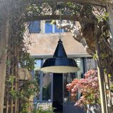 Large pendant light 45cm enameled sheet metal