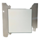 Square mirror on stainless steel base, France 1970s