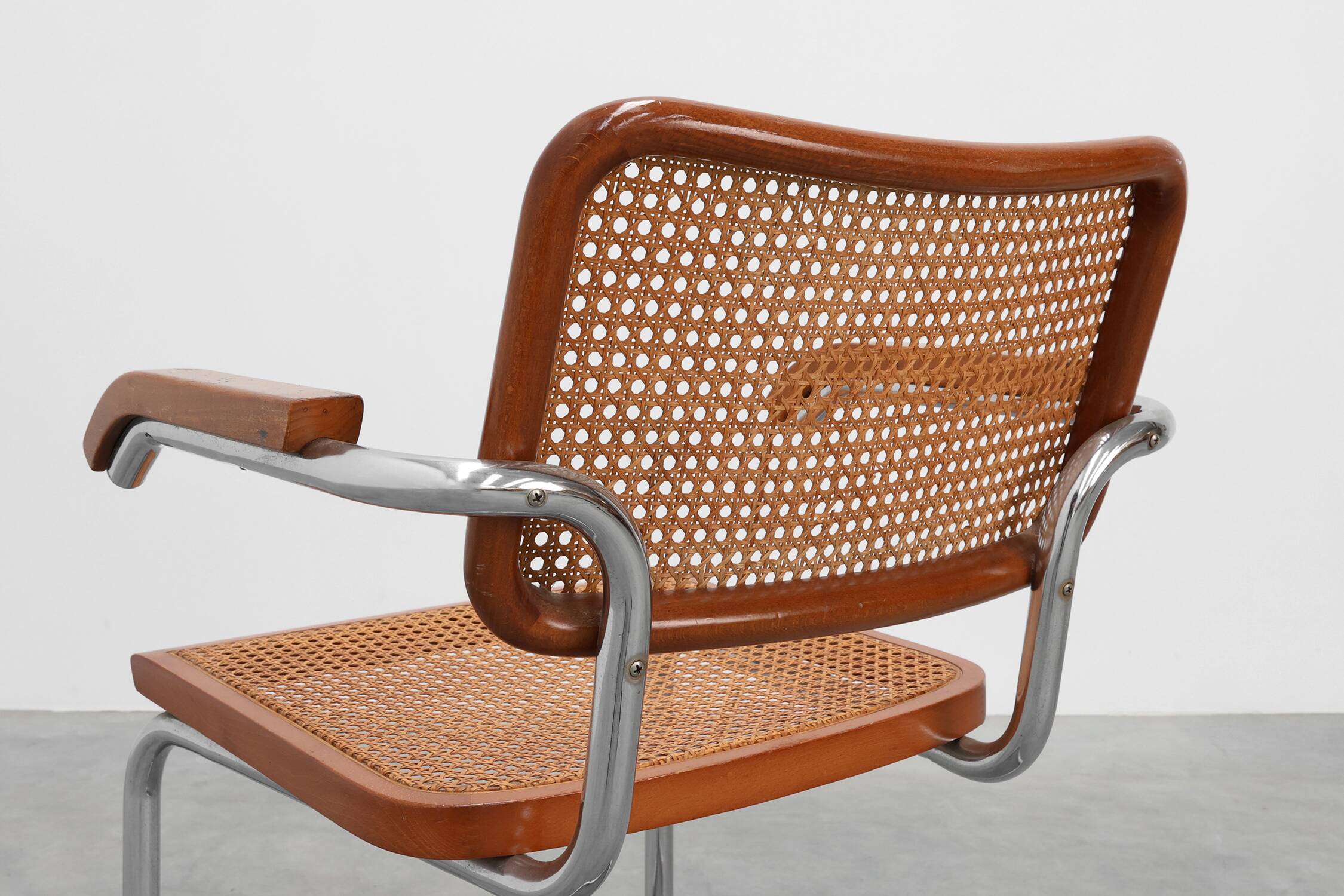 Bauhaus Cesca B64 Armchair by Marcel Breuer, Italy 1928