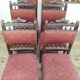 Series of 6 reupholstered Renaissance style chairs