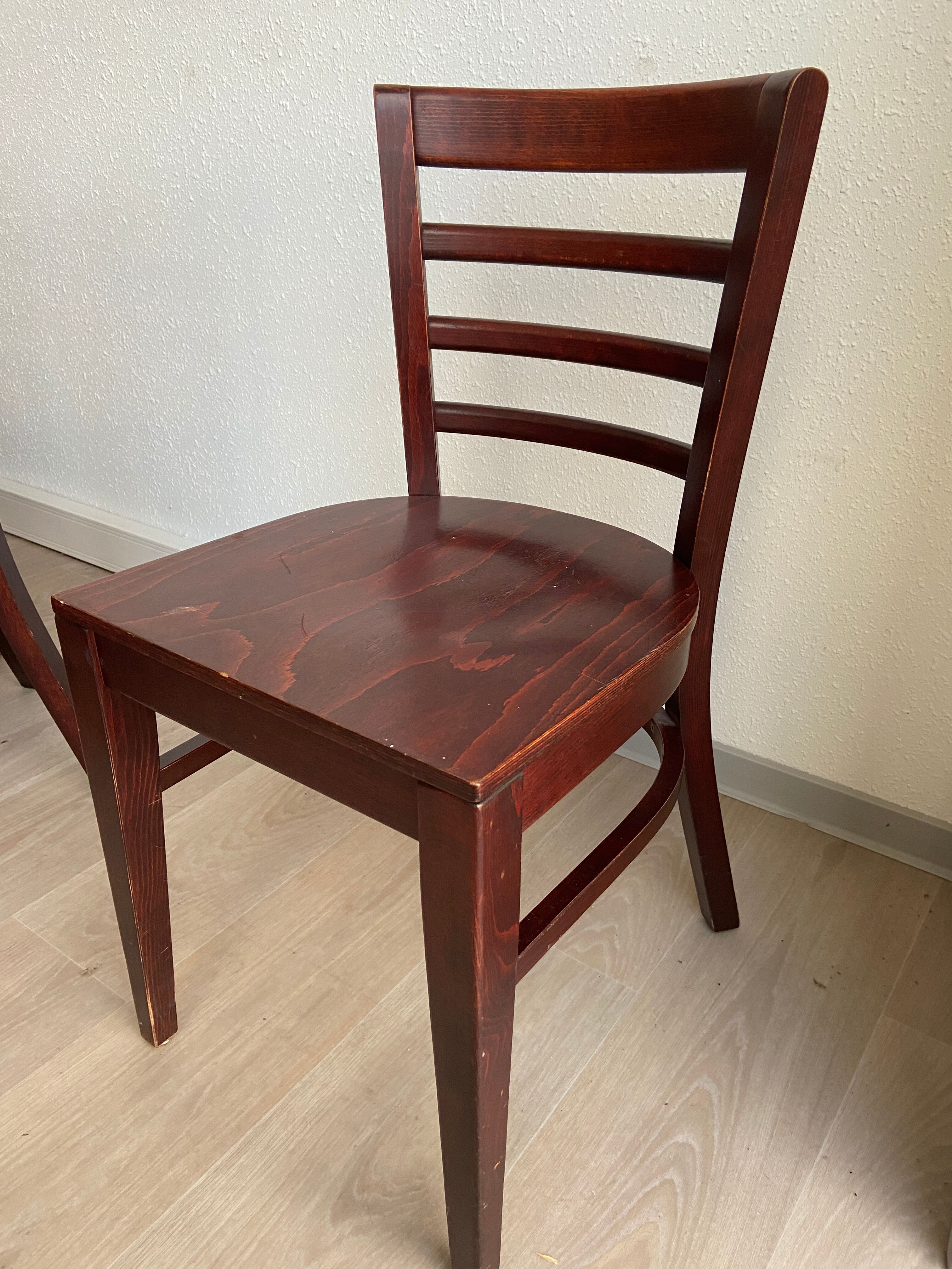 Set of 12 café chairs bistrot restaurant vintage