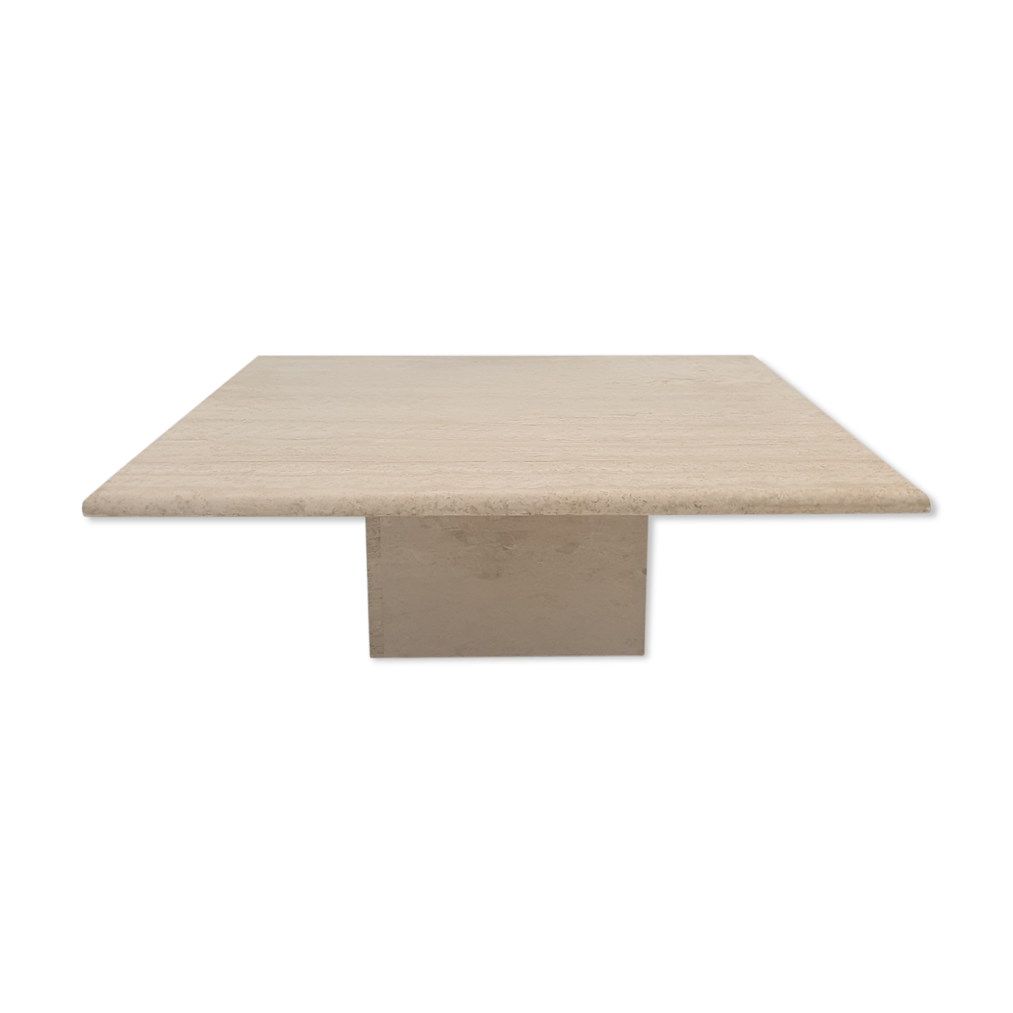 Italian Travertine Coffee Table, 1980's