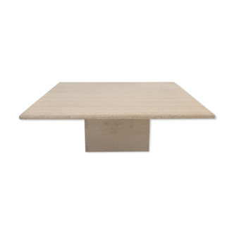 Italian Travertine Coffee Table, 1980's