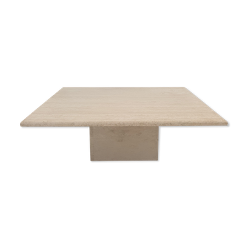 Italian Travertine Coffee Table, 1980's