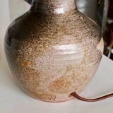 Signature enameled ceramic lamp base to decipher