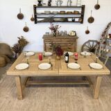 Large farmhouse table with extensions