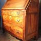 Commode scriban en noyer d'époque LouisXV 18 ème