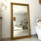 19th-century antique gilded mirror.