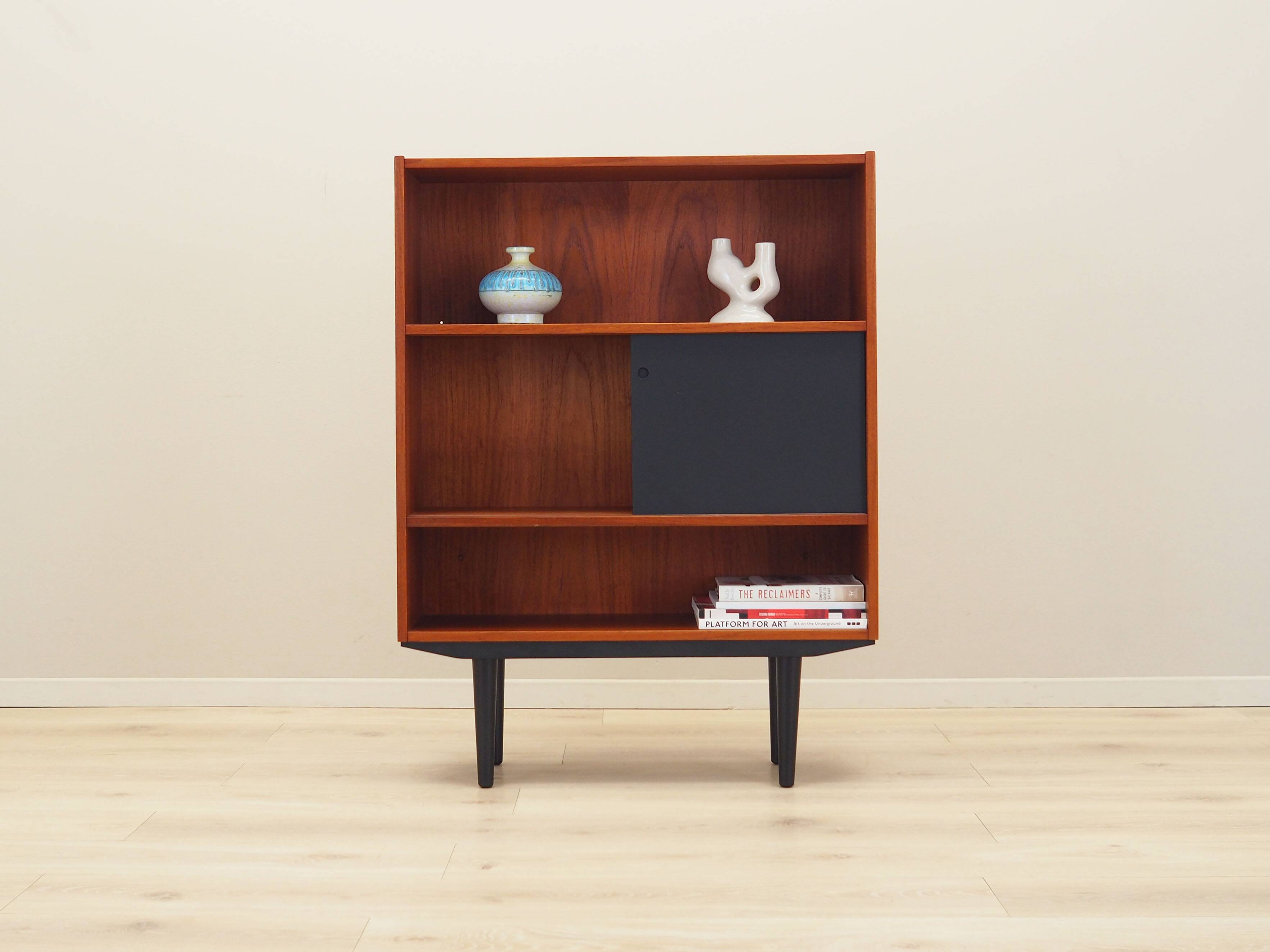 Teak bookcase, Danish design, 1970s, production: Denmark