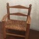 Toy countryside dining room made of straw and wood