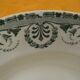 Set of 6 deep earthenware plates from CHOISY LE ROI Boulenger. IENA model.