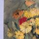 Yellow bouquet, oil on panel signed Guy de Jong.