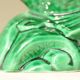 Vintage Green Decorative Fish Sculpture Art Deco Saint Clément Ceramic