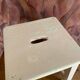 Vintage stool 1950/1960, rustic wooden stool, old workshop chair, kitchen, Shabby style.