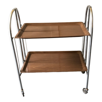 Folding service trolley