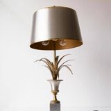 Large "Roseaux" table lamp by Maison Charles