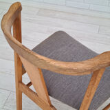 Danish design 70s, pair of dining chairs, solid oak