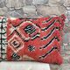 Vintage Berber Kilim cushion cover: Moroccan wool cushion