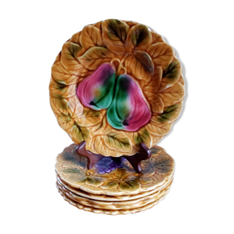 Sarreguemines dessert plates