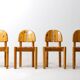 Chaises de salle à manger en pin par Rainer Daumiller
