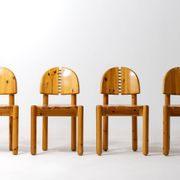 Dining chairs in pine by Rainer Daumiller