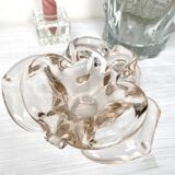 Pink Murano glass ashtray