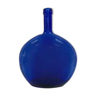 Carafe / vase / lady-jeanne in cobalt blue glass