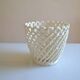 Woven ceramic cache-pot DLG Emile Tessier Pichon Uzès