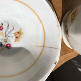 Service a thé G Boyer en porcelaine